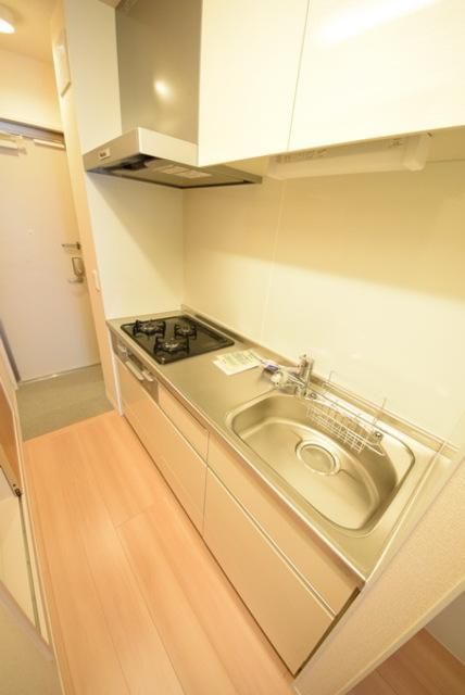 キッチン　3口ガスシステムキッチン