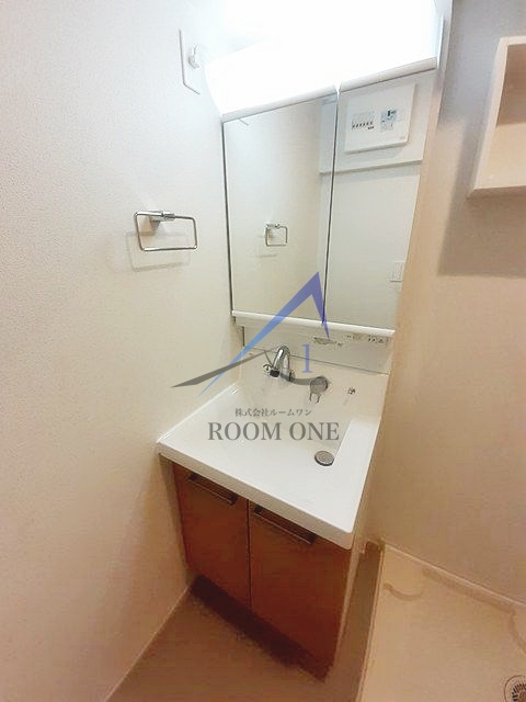 洗面設備　洗面台です。