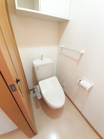 トイレ　ゆったりとした空間のトイレです