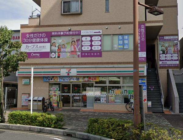 コンビニ　セブンイレブン蒲生駅東口店（コンビニ）まで303m