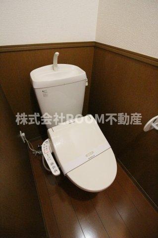 トイレ　ゆったりとした空間のトイレです