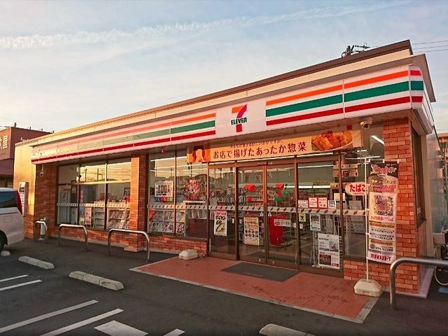 コンビニ　セブンイレブン 浜松三島町店（コンビニ）まで500m