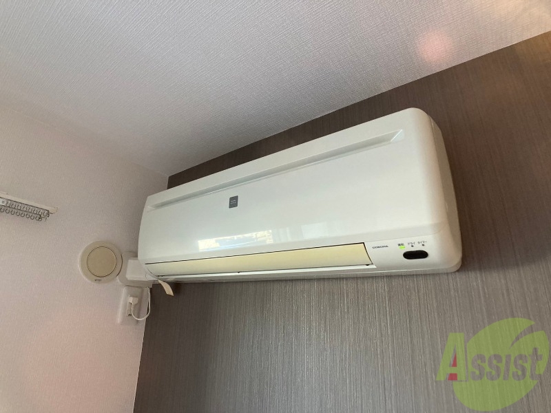 その他設備　エアコンが設置してありますので、寒暖対策もばっちり。