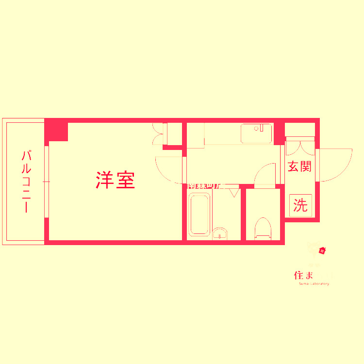 地下鉄谷町線 野江内代駅 徒歩8分 8階建 築24年の間取り写真