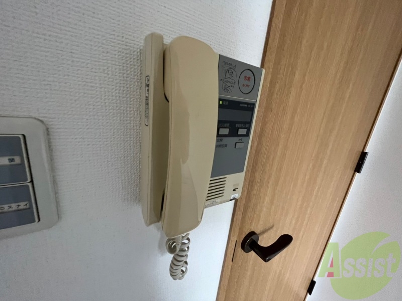 セキュリティ　インターホンは通話ができるので急な訪問があっても安心です。
