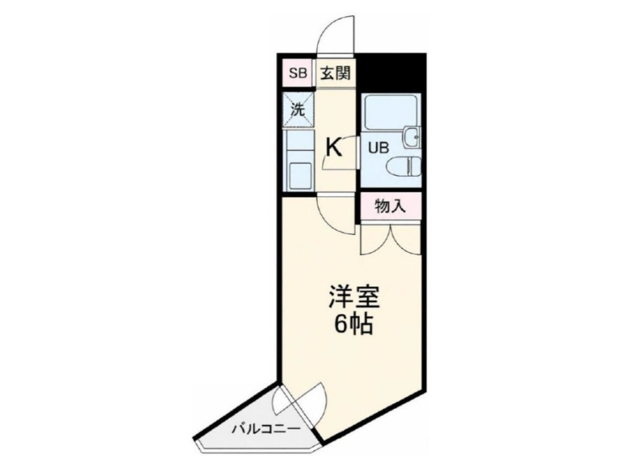 ＪＲ横浜線 橋本駅 徒歩9分 4階建 築39年の間取り写真