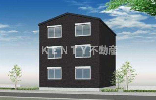 建物外観　こちら、外観パースです