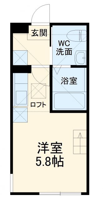 ハーミットクラブハウスマットーネBの間取り写真