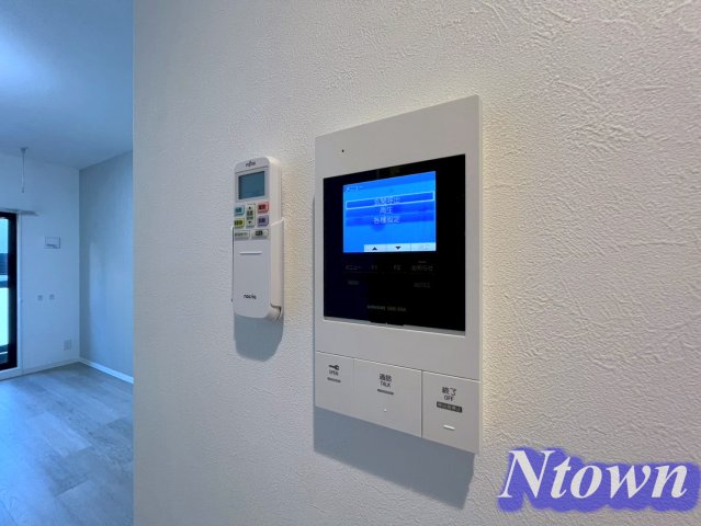 セキュリティ　モニター付きです。