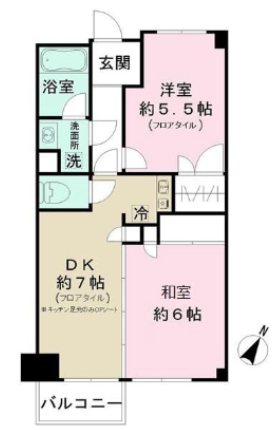 都営三田線 白山駅 徒歩5分 5階建 築42年の間取り写真