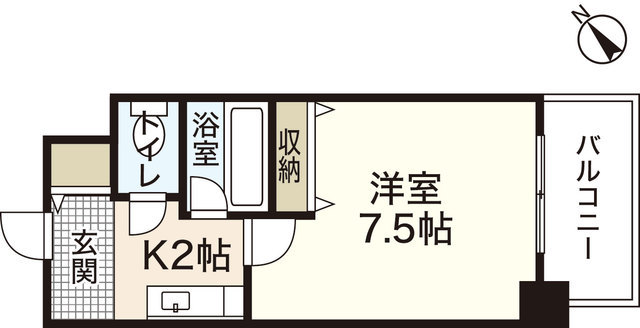 アムール祇園新橋の間取り写真