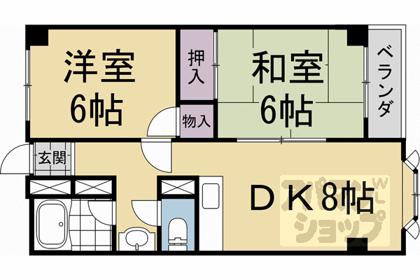 VILLAたみあきの間取り写真