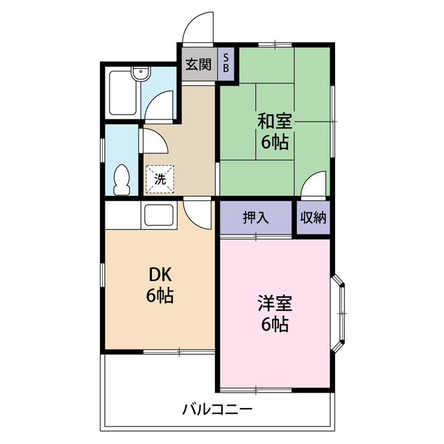 メルシー神山の間取り写真