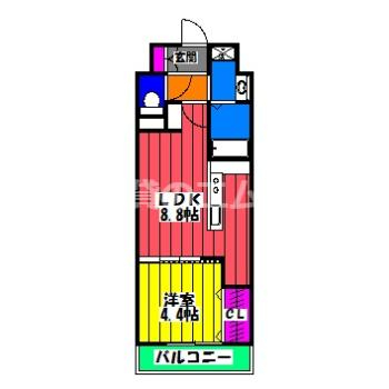 レトワール清水の間取り写真
