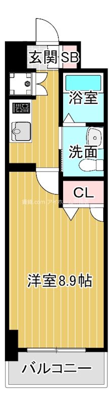 レジデンス京橋スクエアの間取り写真