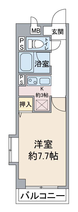 YHOスクエアの間取り写真
