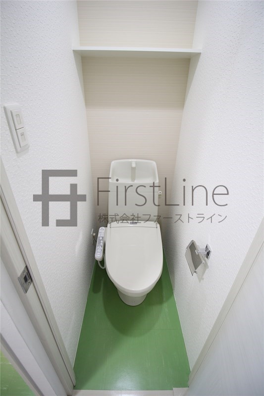 地下鉄七隈線 渡辺通駅 徒歩3分 20階建 築10年のトイレ写真