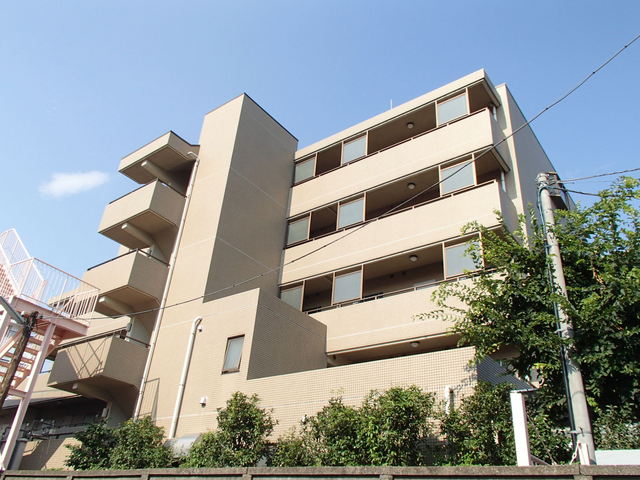 建物外観　管理にさん日勤のオール電化マンション