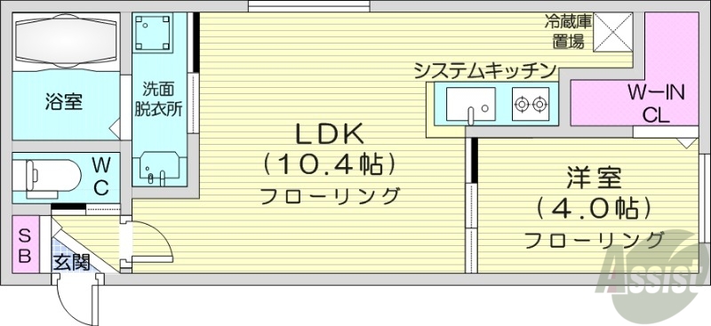 PT Residence麻生の間取り写真