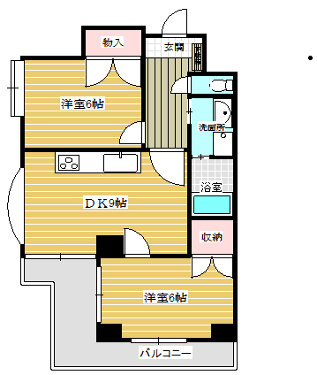 サンクレア東千代田の間取り