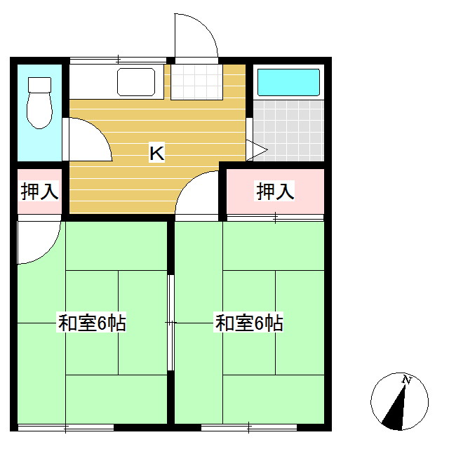 フレグランス中丘の間取り