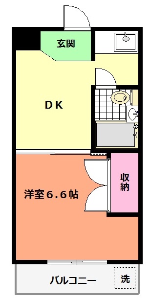 平川ハイムNO.２の間取り