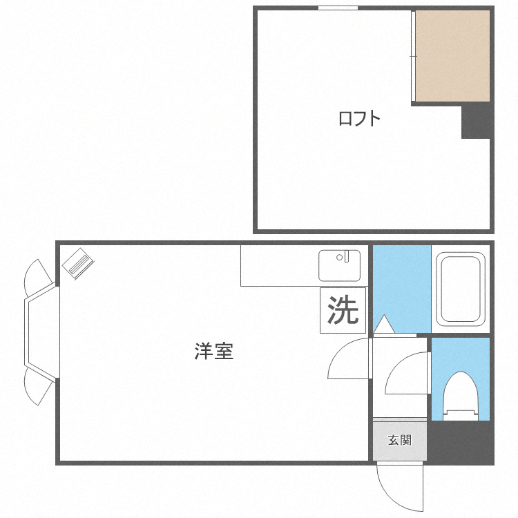 北海道札幌市東区北三十一条東１３（アパート）の賃貸物件の間取り