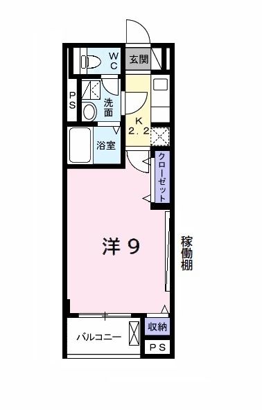 木更津市清見台東のマンションの間取り