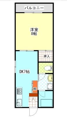 【ｍ　ａｐａｒｔｍｅｎｔの間取り】