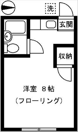東京都杉並区和田１（アパート）の賃貸物件の間取り