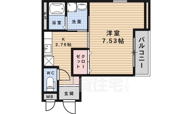 グレース仲蔵の間取り