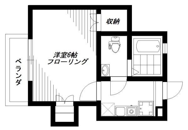 オージェス中野の間取り