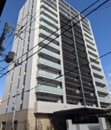 姫路市北条口のマンションの建物外観
