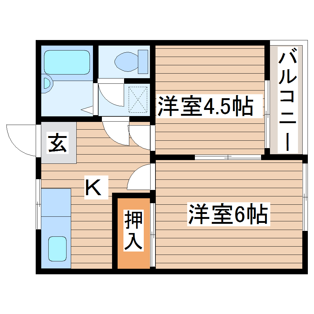 サニービレッジの間取り