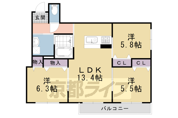 ソフィアの間取り