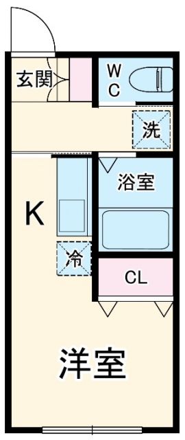 コーポＫの間取り