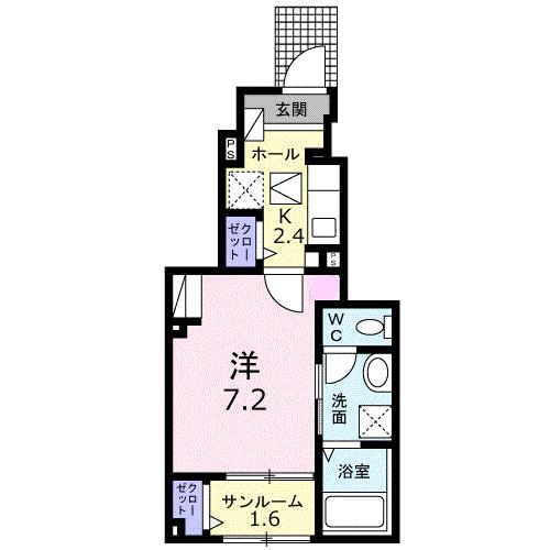 グリーンピア　Ａの間取り