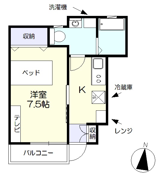 アクシア門脇の間取り