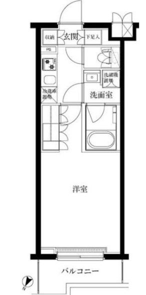 ルーブル蓮根弐番館の間取り