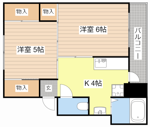 【愛知郡愛荘町愛知川のマンションの間取り】