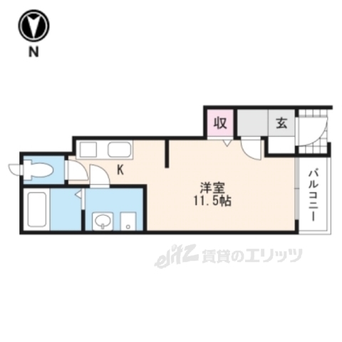 【ＣＡＳＡ三輪２の間取り】