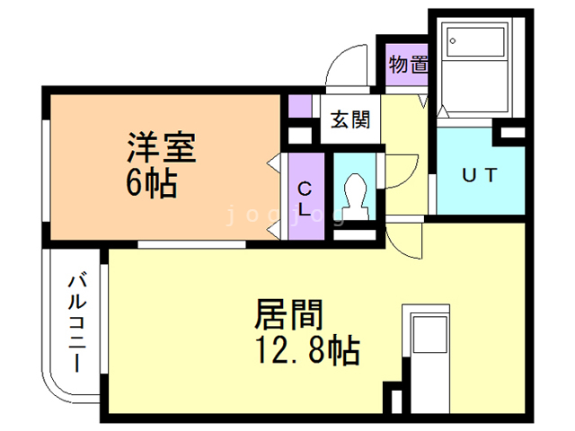 ラ・エルマーナ東札幌の間取り