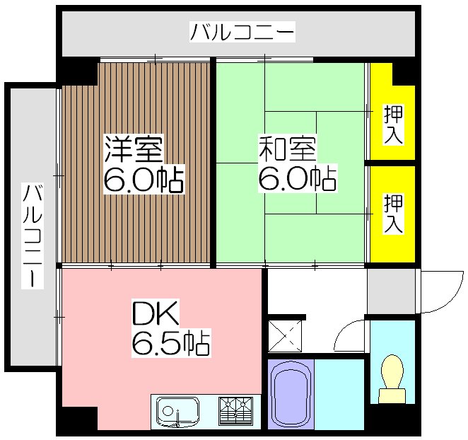 ワコービルの間取り