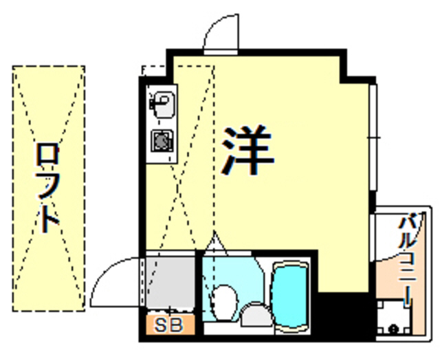 サンパレス六甲の間取り