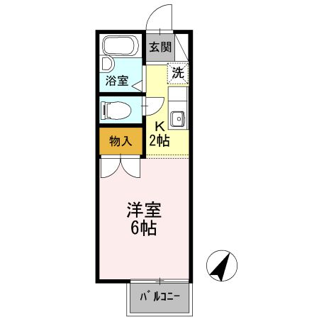 パスウェイシンコー　Iの間取り