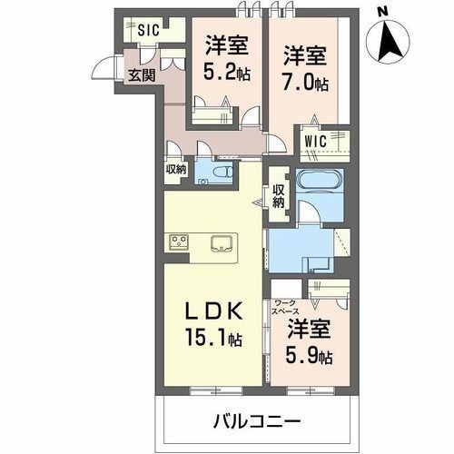 シエルの間取り