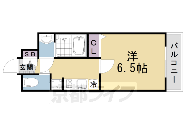 ヴィラ四条大宮の間取り