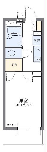【レオパレス凛凛の間取り】
