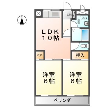 シンメイビルの間取り