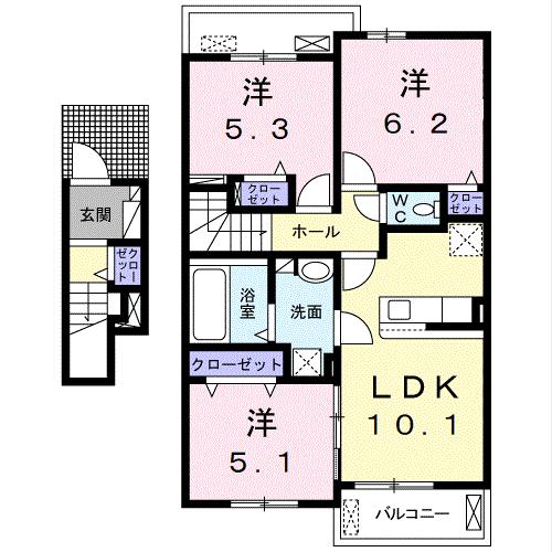 エル　モンテの間取り